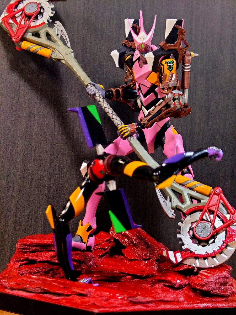 コトブキヤ エヴァンゲリオン改8号機 ジオラマ作製 - のぞみの
