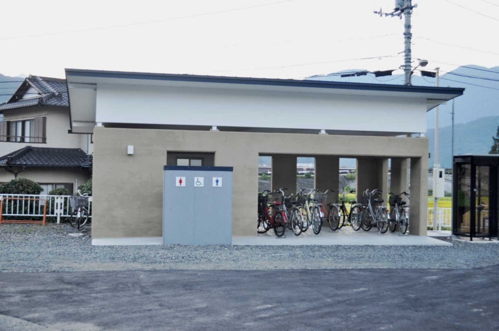 身延線波高島駅 (はだかじま) tkmov(バイクとローカル線と)