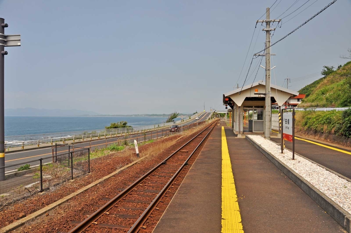 山陰本線:田儀駅 (たぎ) - tkmov(バイクとローカル線と)