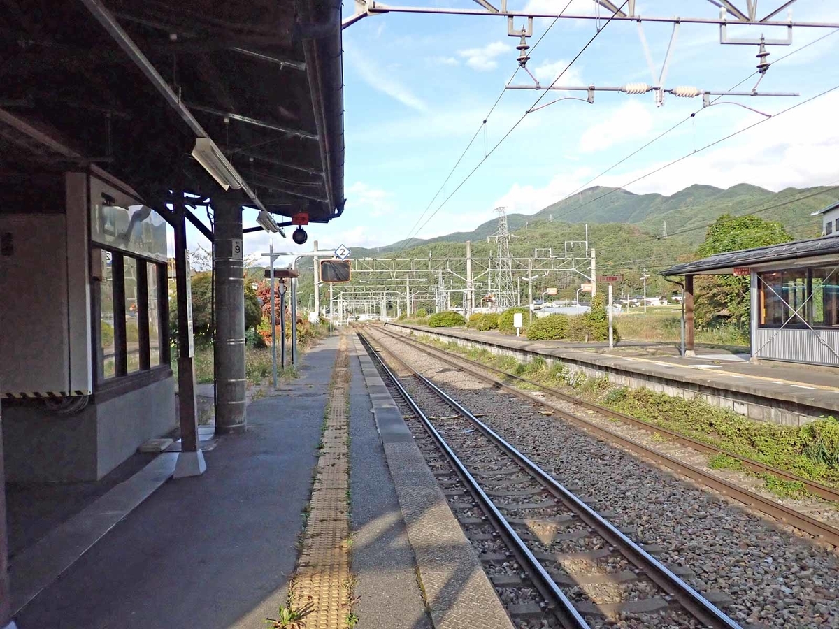 篠ノ井線:西条駅 (にしじょう) - tkmov(バイクとローカル線と)