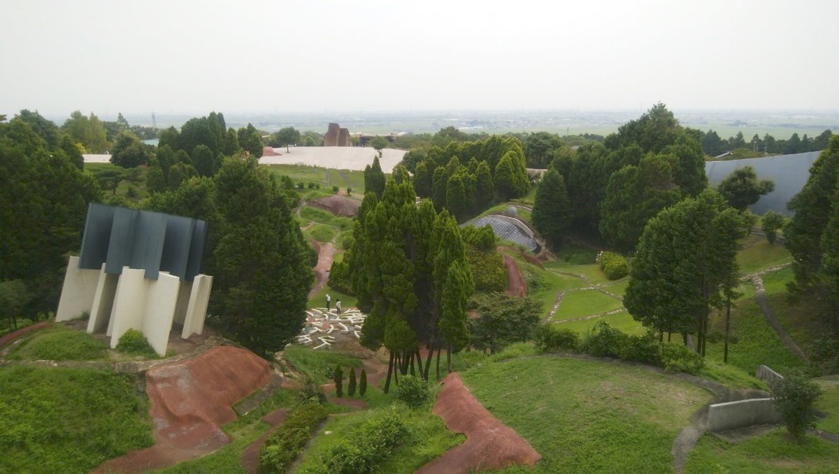 天命反転地の中心エリア