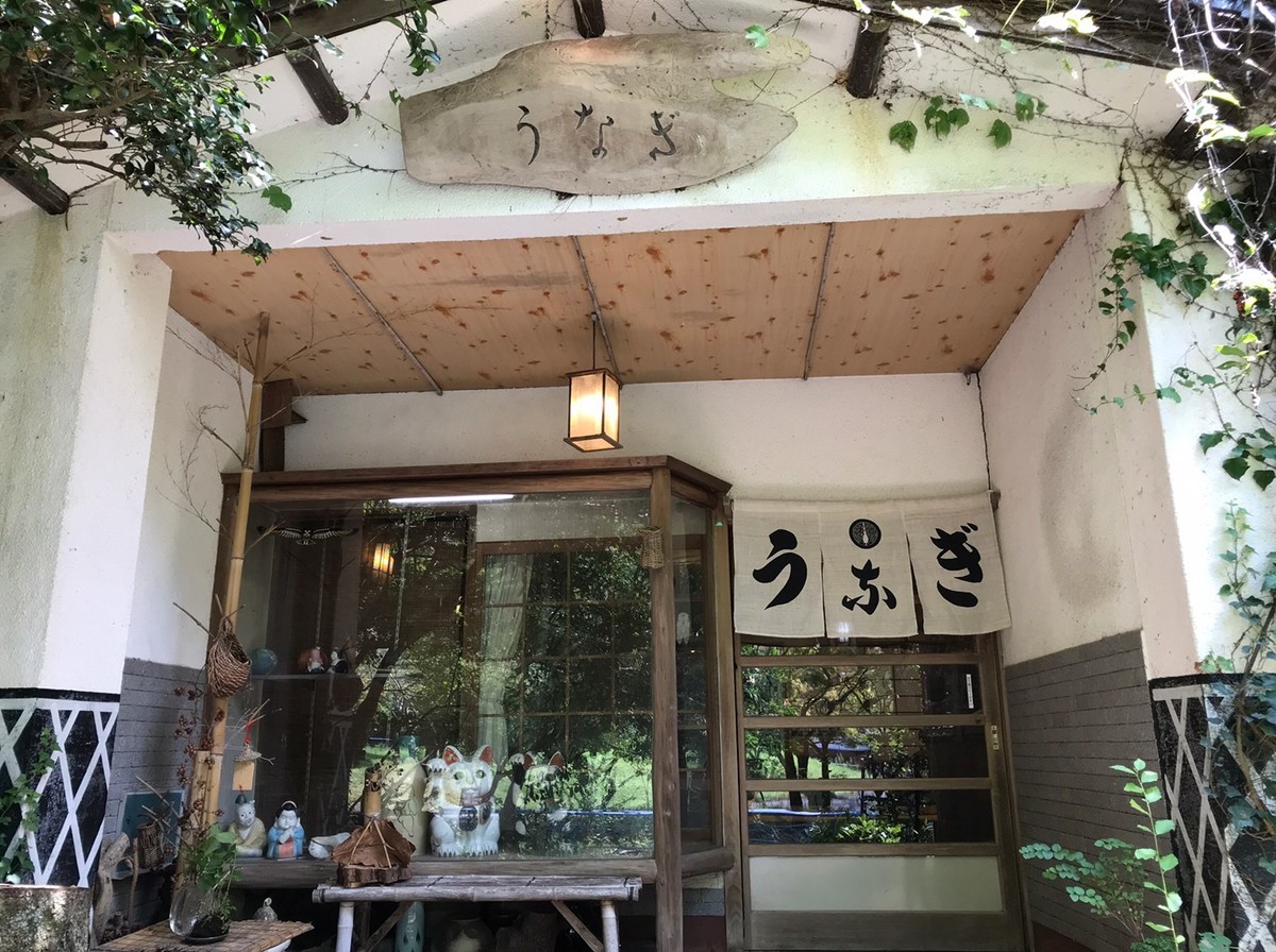 木で隠れて見えにくかった入り口