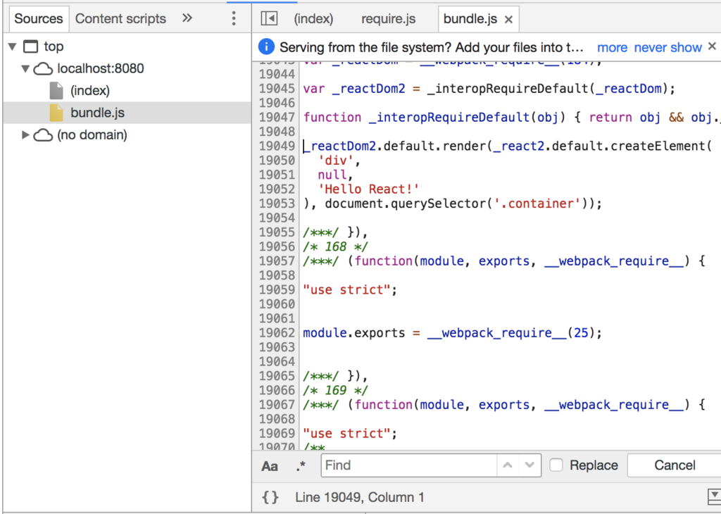 React + yarn + webpack でとりあえず Hello World! する - BppLOG