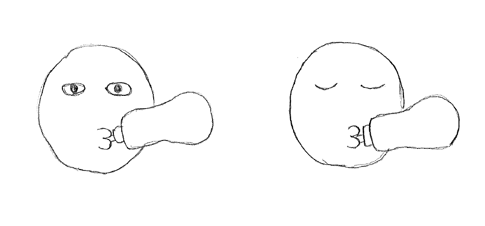 目を閉じろ