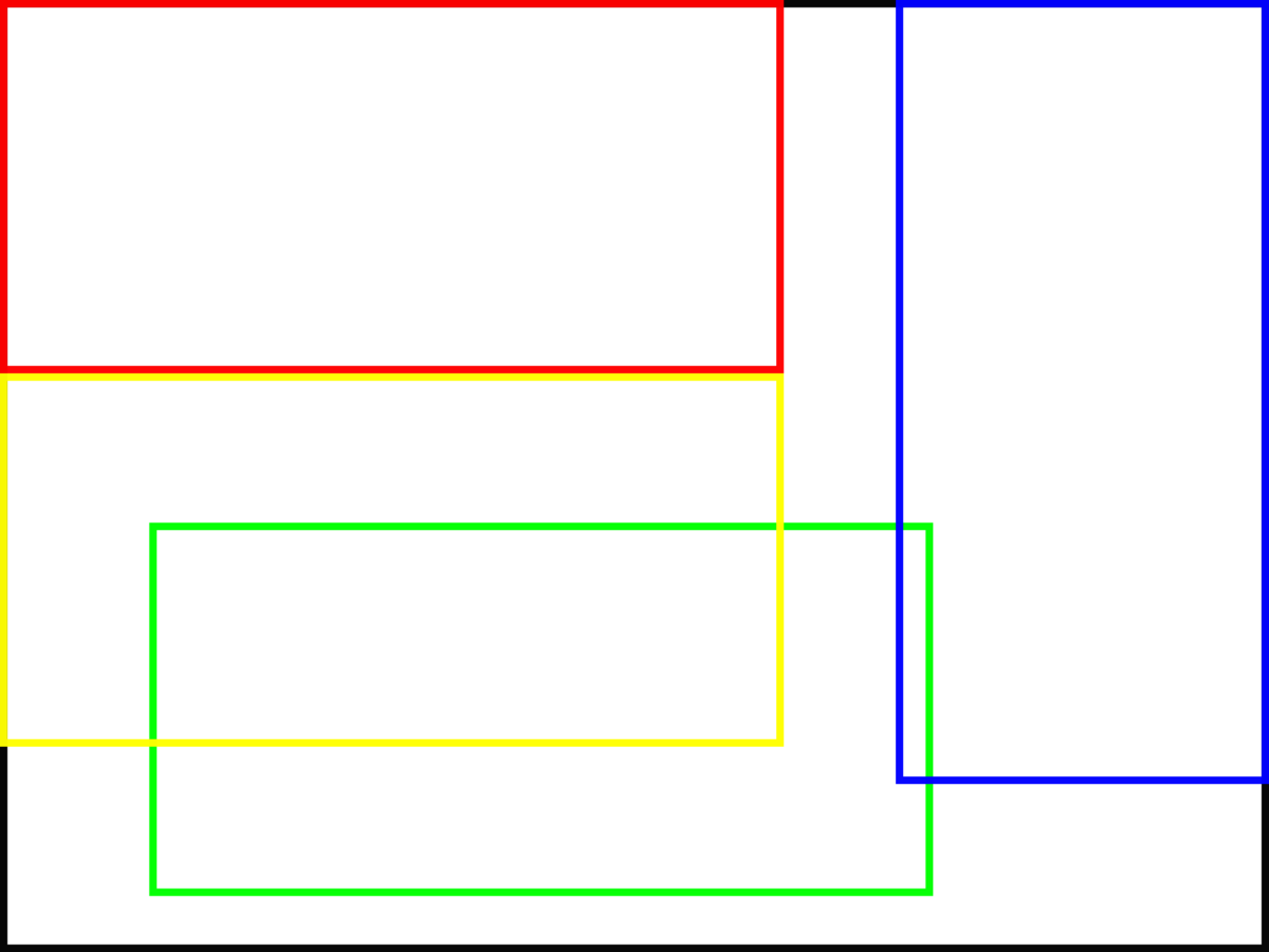 図3　横置き3枚、縦置き1枚