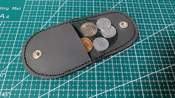 レザークラフト】入門セットで始めるレザークラフト(コインケース