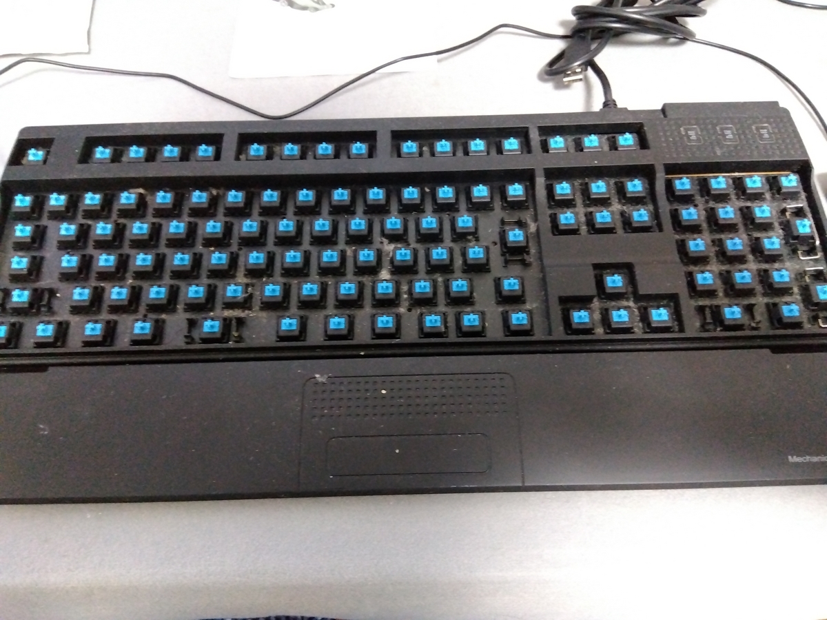 キーのゴミ キーボードのキーの下にあるゴミを取り除く : r/GamingLaptops