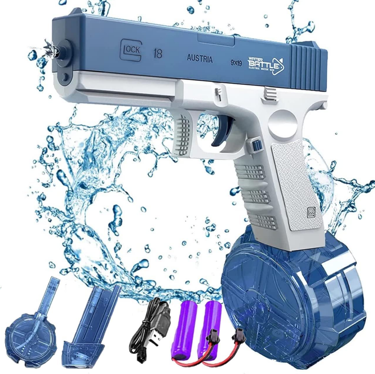 ■アメリカンヴィンテージトイ【エイリアン水鉄砲】未開封 トイガン「SPACE WATER GUN 電動水鉄砲」 思ってたのと違う