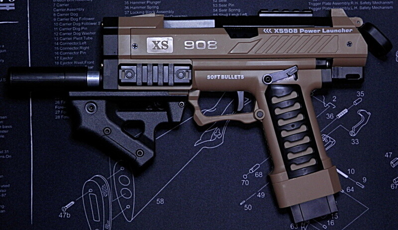 トイガン SW10 中華製トイガン「XING SHEN XS908 Power Launcher （星燊 猛禽