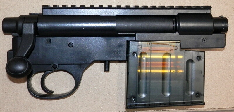 再度値下げ　中華製？　樹脂製　カートリッジ式スポンジ銃　kar98    訳あり 中華製トイガン「排莢式スポンジ銃 Handi Kar98K狙撃銃」（悍迪 Kar98K