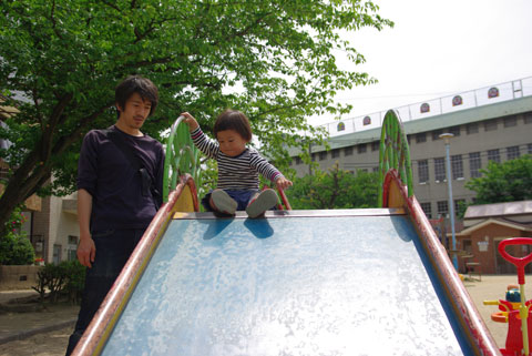 普通のすべりだい