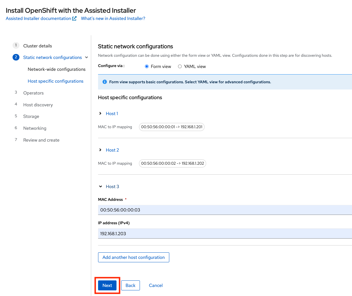 Static network configurations(2/2)