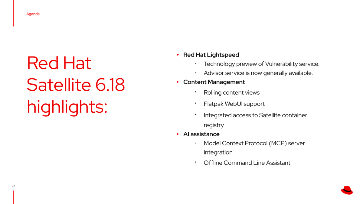Red Hat Satellite 6.18 highlights