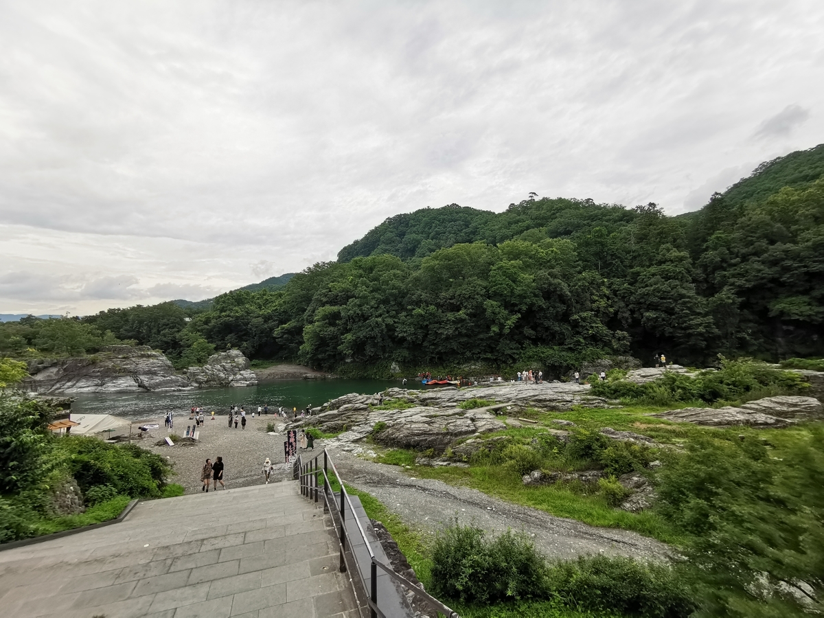 長瀞町の岩畳