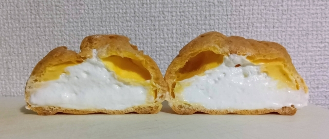 たっぷりクリームのダブルシュー 口コミレビュー