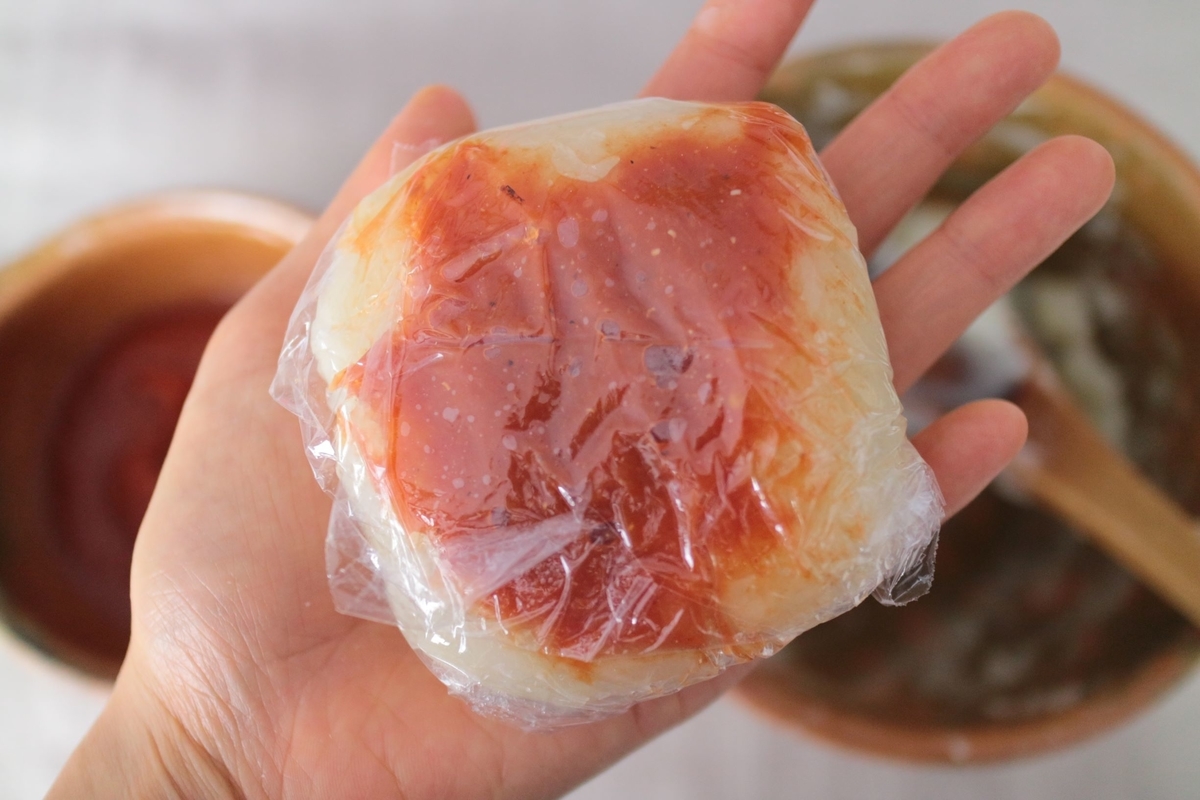 ©JO‘ マッシュキャッサバ(トマトソース入り) / Yuca cocida con salsa de tomate
