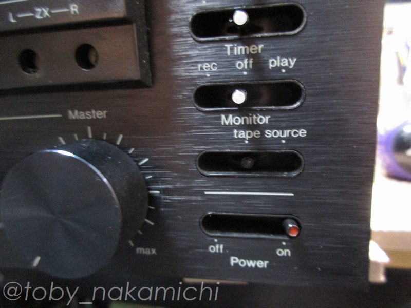 本日の作業(2021/02/01、ナカミチ670ZXメンテその1