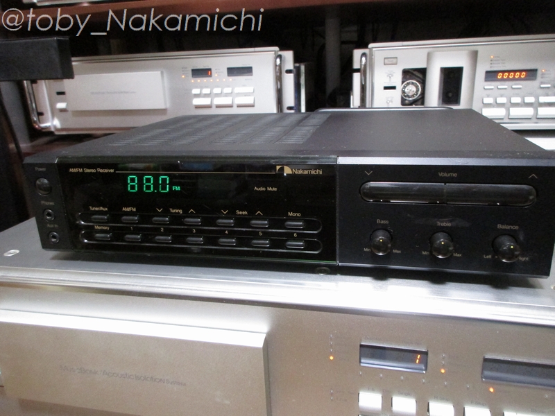 本日の着弾(2021/11/05、ナカミチレシーバーR-1