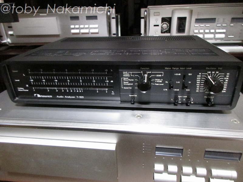 M8455 Nakamichi T-100 ナカミチ オーディオアナライザー nakamichi t-100 audio analyzer | eBay
