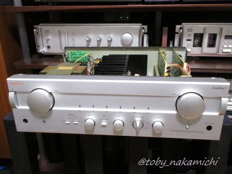 本日の作業(2024/03/22、ナカミチAmplifier1その1