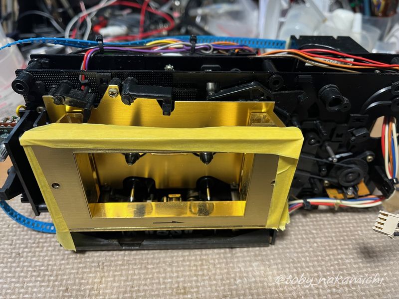 本日の作業(2022/02/13、ナカミチ1000ZXL-LIMITED) - toby_Nakamichi's