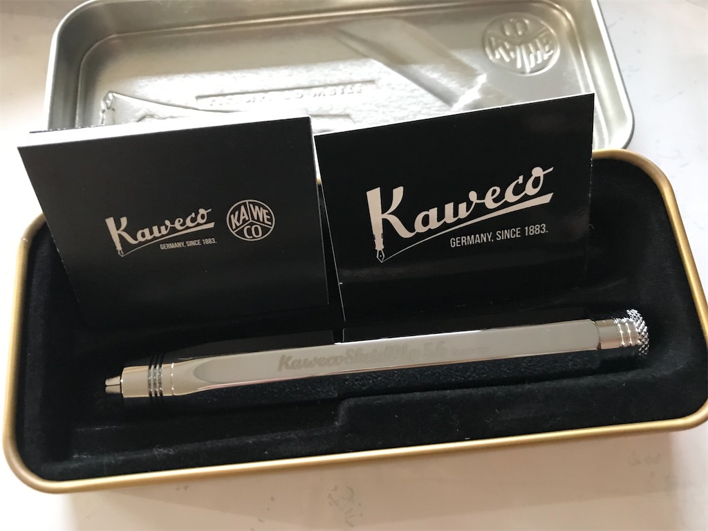 カヴェコ　スケッチアップクラッチペンシル5.6 シャイニークローム KAWECO カヴェコ ペンシル 5.6mm スケッチアップペンシル