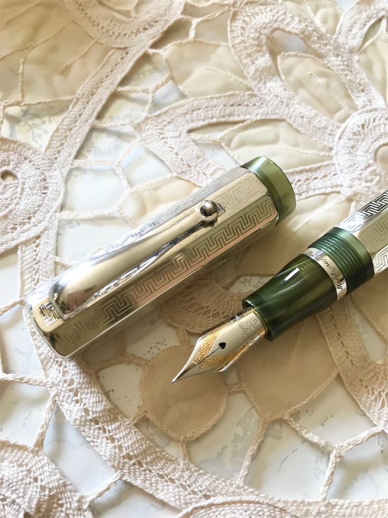 Montegrappaモンテグラッパ万年筆スターリングシルバーイタリア名門 Montegrappa】 モンテグラッパ 万年筆 エレガンザ ラージ スターリング