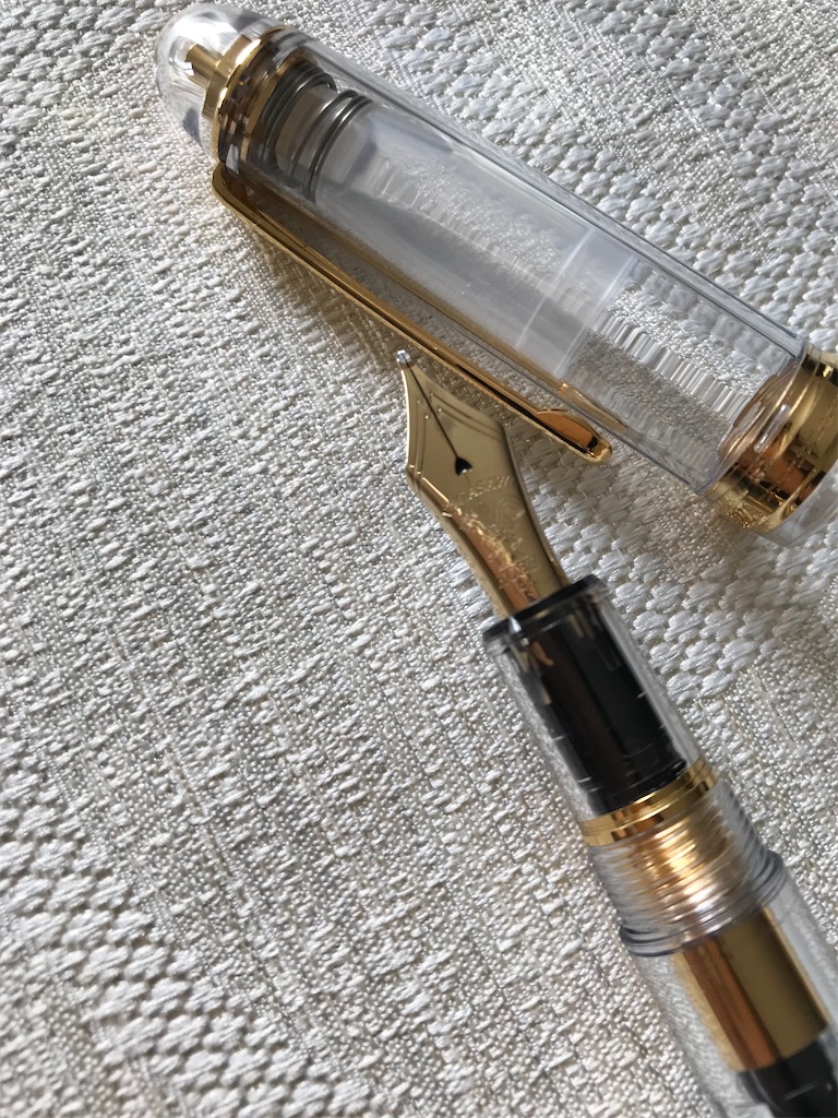 PLATINUM #3776 万年筆 Fサイズ スケルトン PLATINUM】 プラチナ