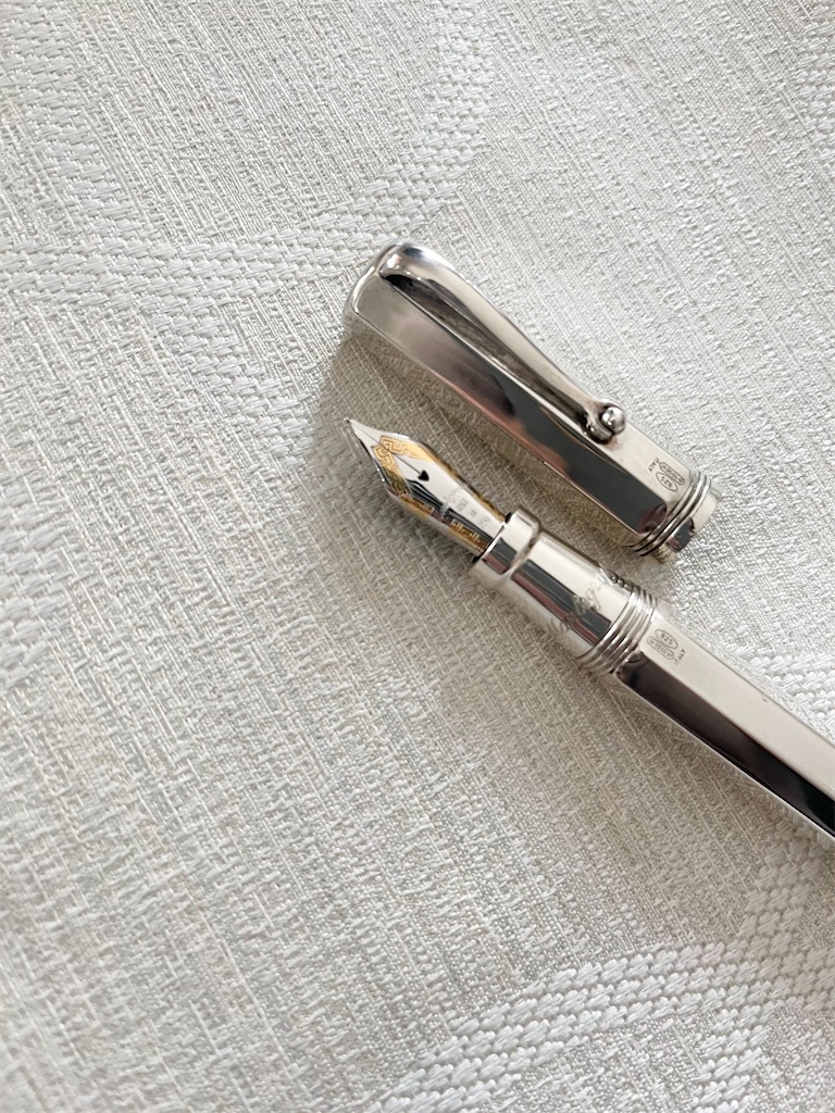 モンテグラッパレミニッセンスプレーン SV925 ペン先18金