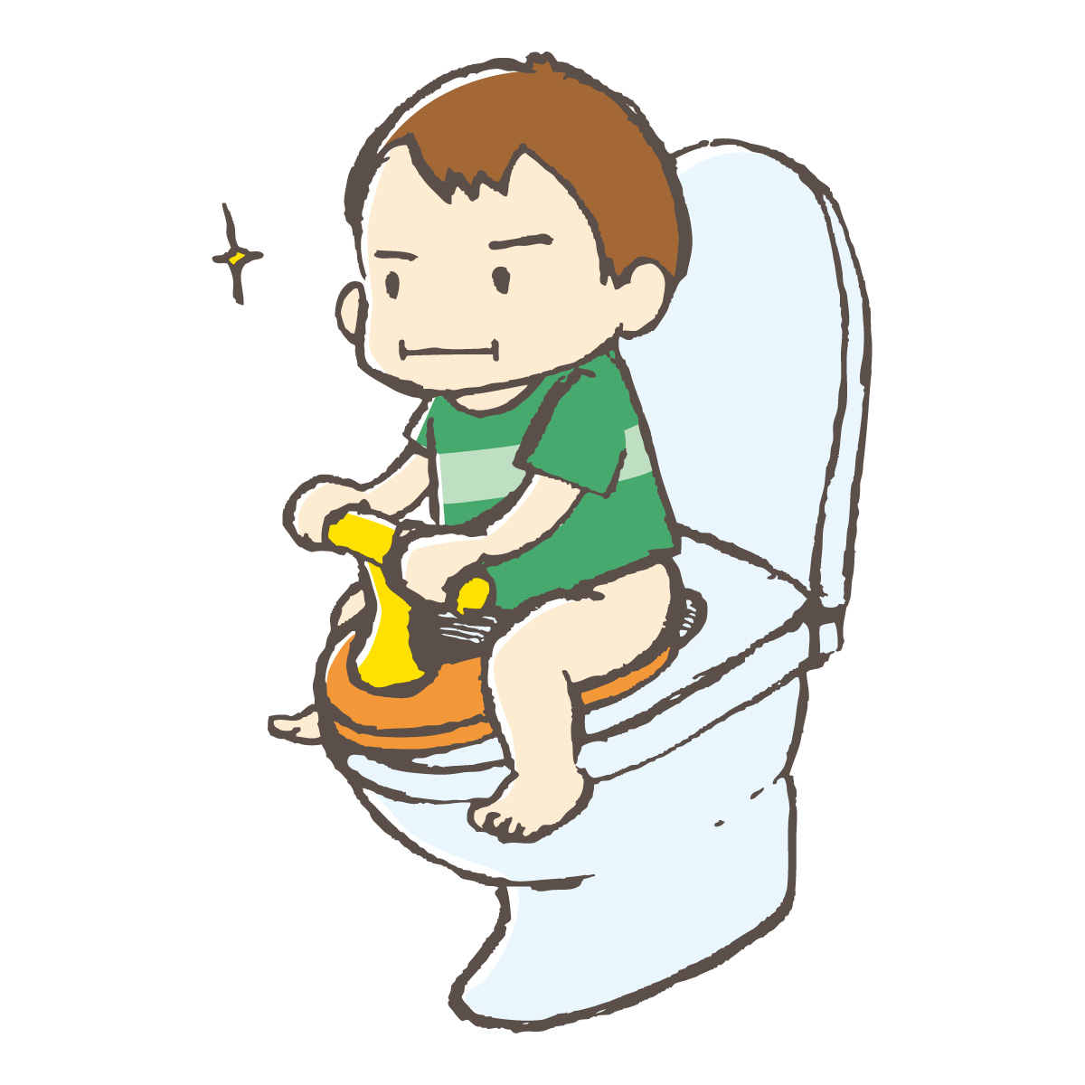 長男のトイレトレーニング 長女まで一緒にするの こきあブログ