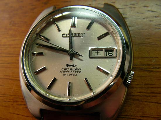 純正風防新品70s シチズン LEOPARD SUPER BEAT 日本製 CITIZEN LEOPARD SUPER BEAT 8 4-770170-K - tohokuhonsenの日記