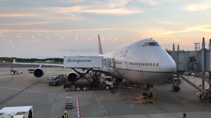 UA】838便 NRT-SFO 744ビジネス - ちっぴーの飛行機とホテル大好き日記
