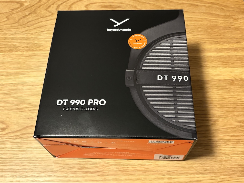 Beyerdynamic DT 990 PRO 箱・説明書付き ヘッドホンレビュー beyerdynamic DT 990 Pro ー 荒々しいまでに