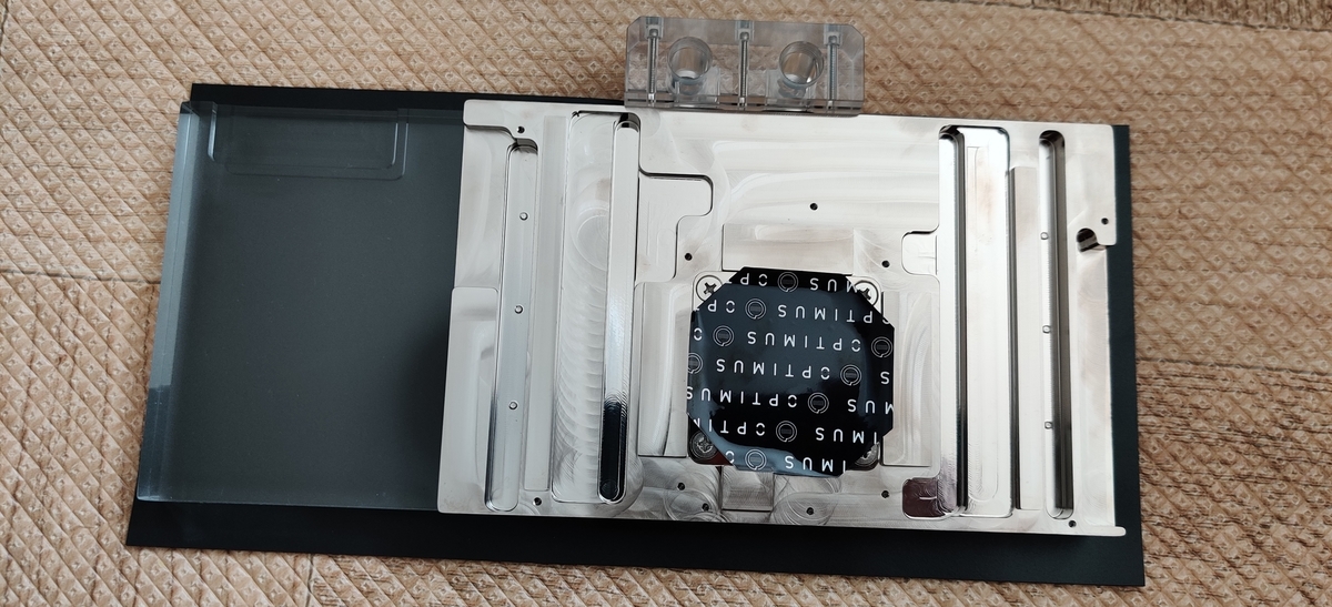 RTX3090水冷化！(Optimus Water Cooling GPUブロックに換装