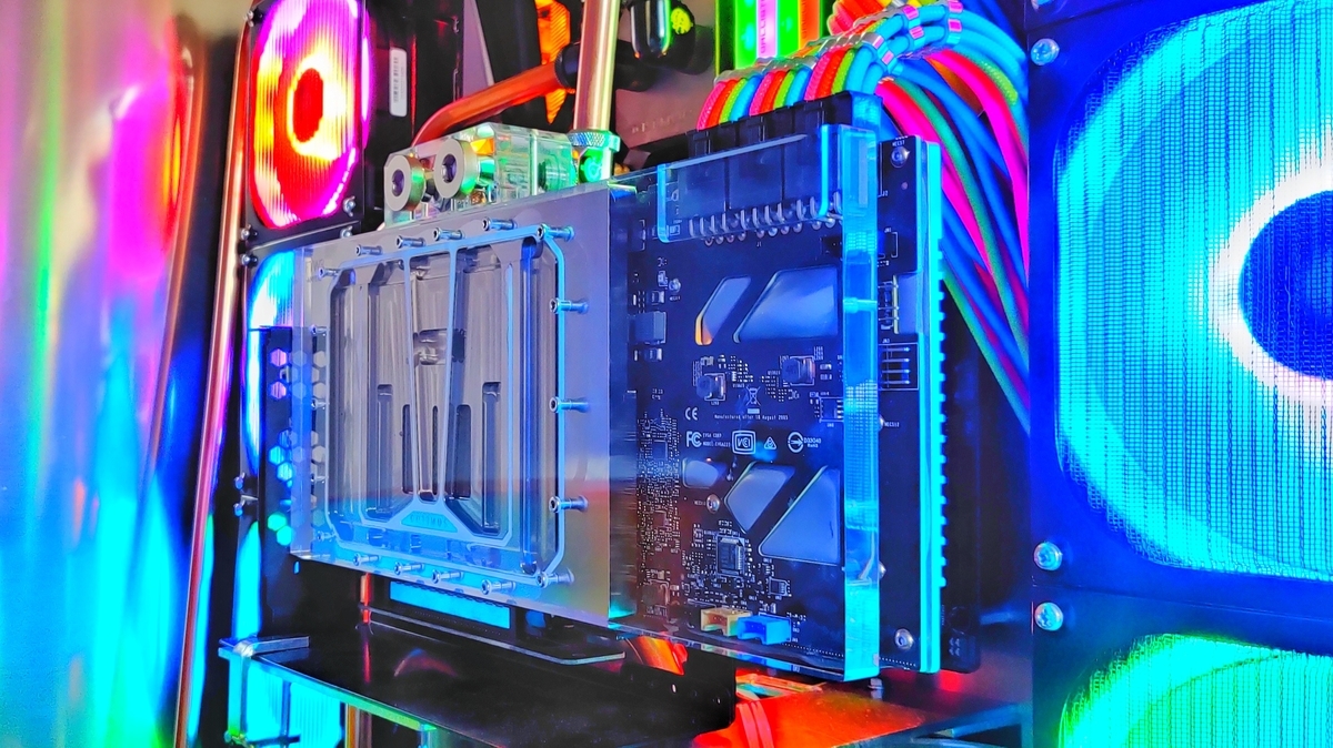 RTX3090水冷化！(Optimus Water Cooling GPUブロックに換装