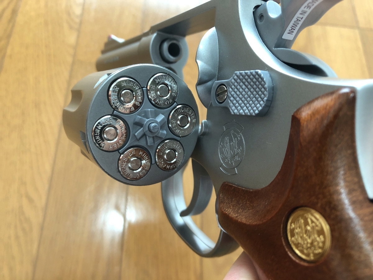 クラウン・エアリボルバーに357ダミーカートは装填できるのか