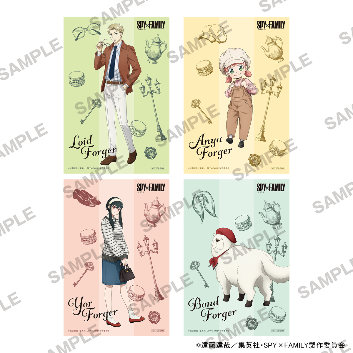【未使用・美品】SPY×FAMILY 複製原画　ジャンプフェスタ2021 SPY×FAMILY 高級複製原画 キャラクターグッズ
