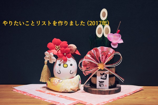やりたいことリスト2017