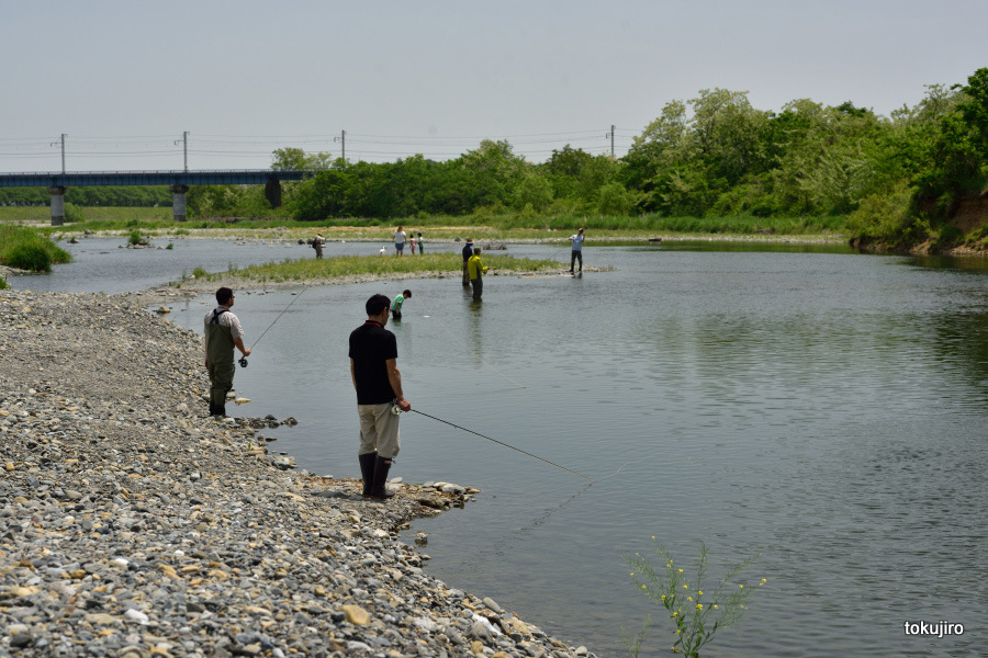 アンダーハンドキャスト講習会 多摩川中央公園 とくじろうのヘタれ ない 釣り日記