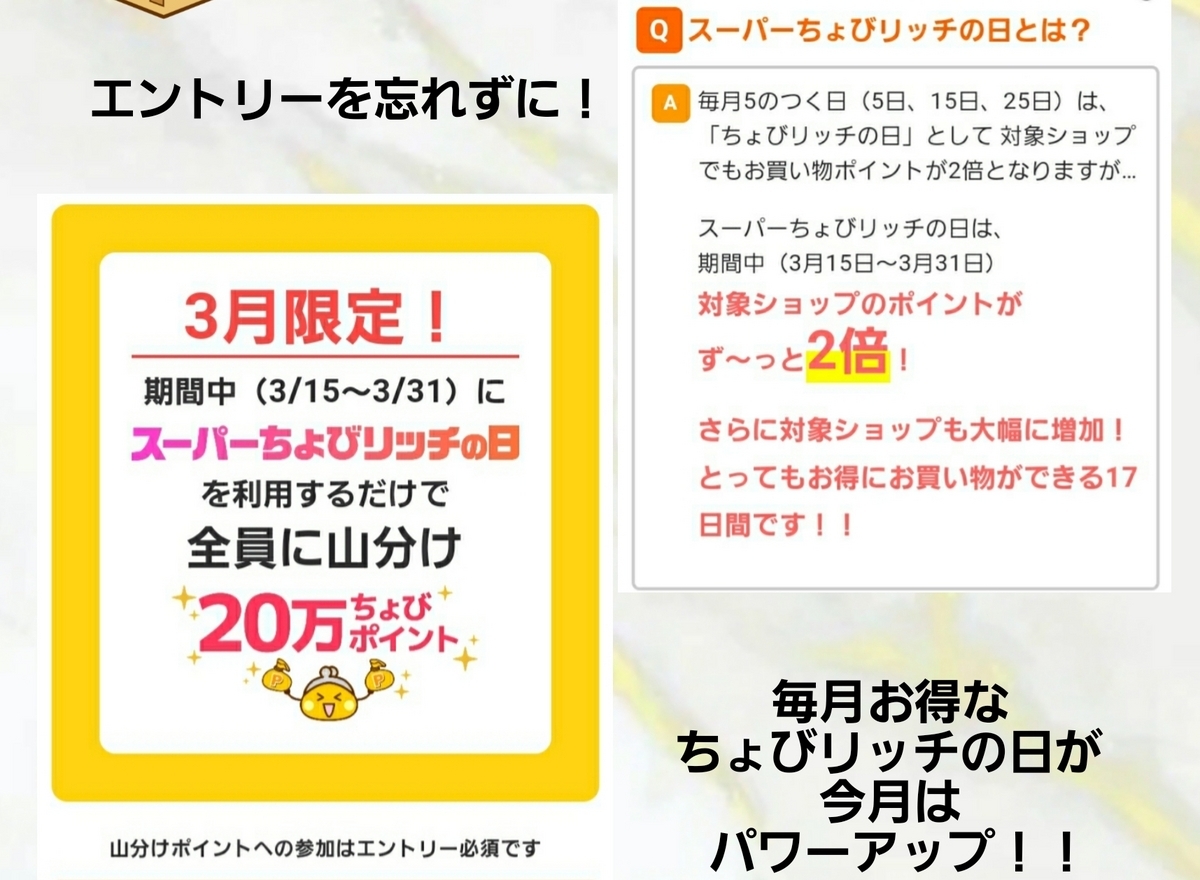 ちょびリッチの日