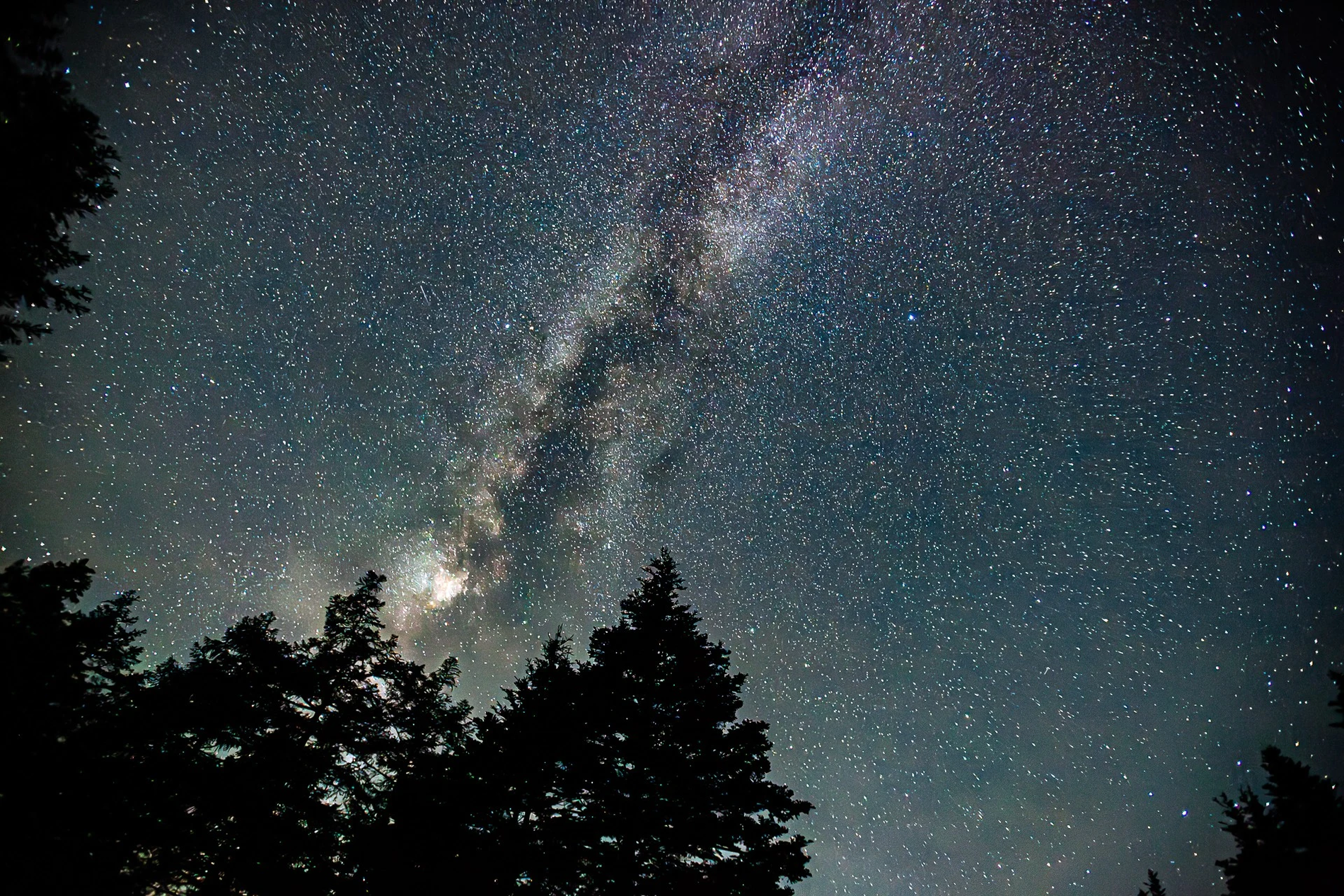 夏の天の川の写真