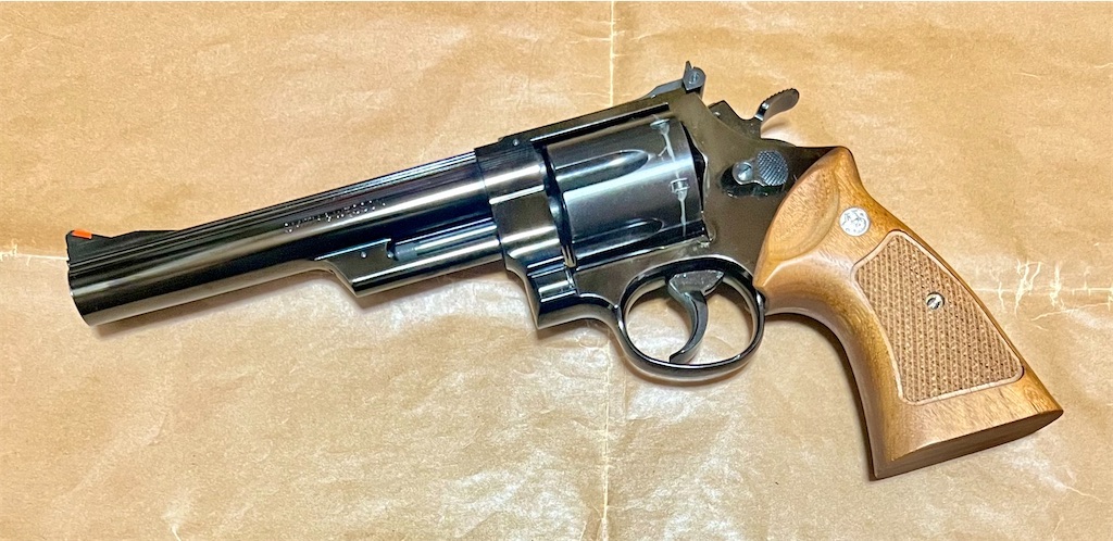 TANAKA S&W 357 マグナム 木製グリップ ガスガン（タナカ コルト