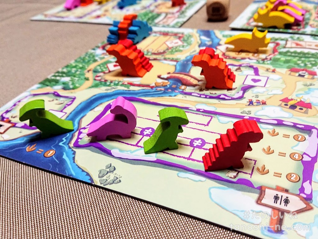ドラフトザウルス カラフルでめちゃカワイイ恐竜パークが あっという間にできあがる 100点 ボードゲームたのしいね ドラフトザウルス カラフルでめちゃカワイイ恐竜パークが あっという間にできあがる 100点 ボードゲームたのしいね