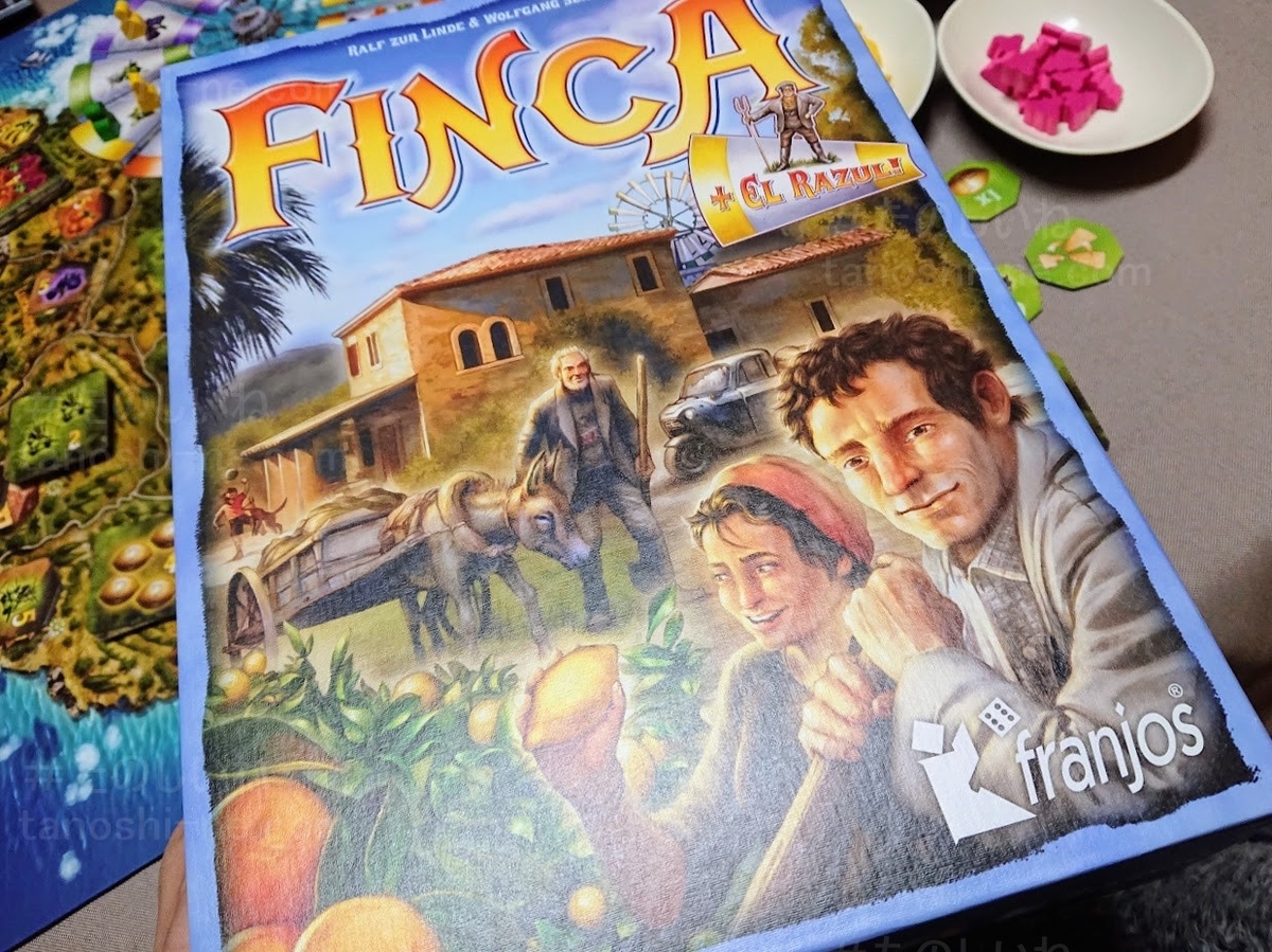 ボードゲーム　フィンカ 2018年版 多言語版 (Finca 2018 Edition) [日本語訳付き] フィンカ日本語版（パンダザウルス版）、名古屋のボードゲーム