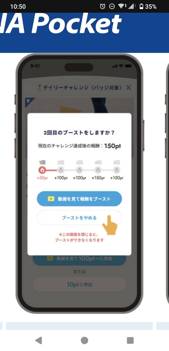ANAポケットで酷評されたブースト制度
