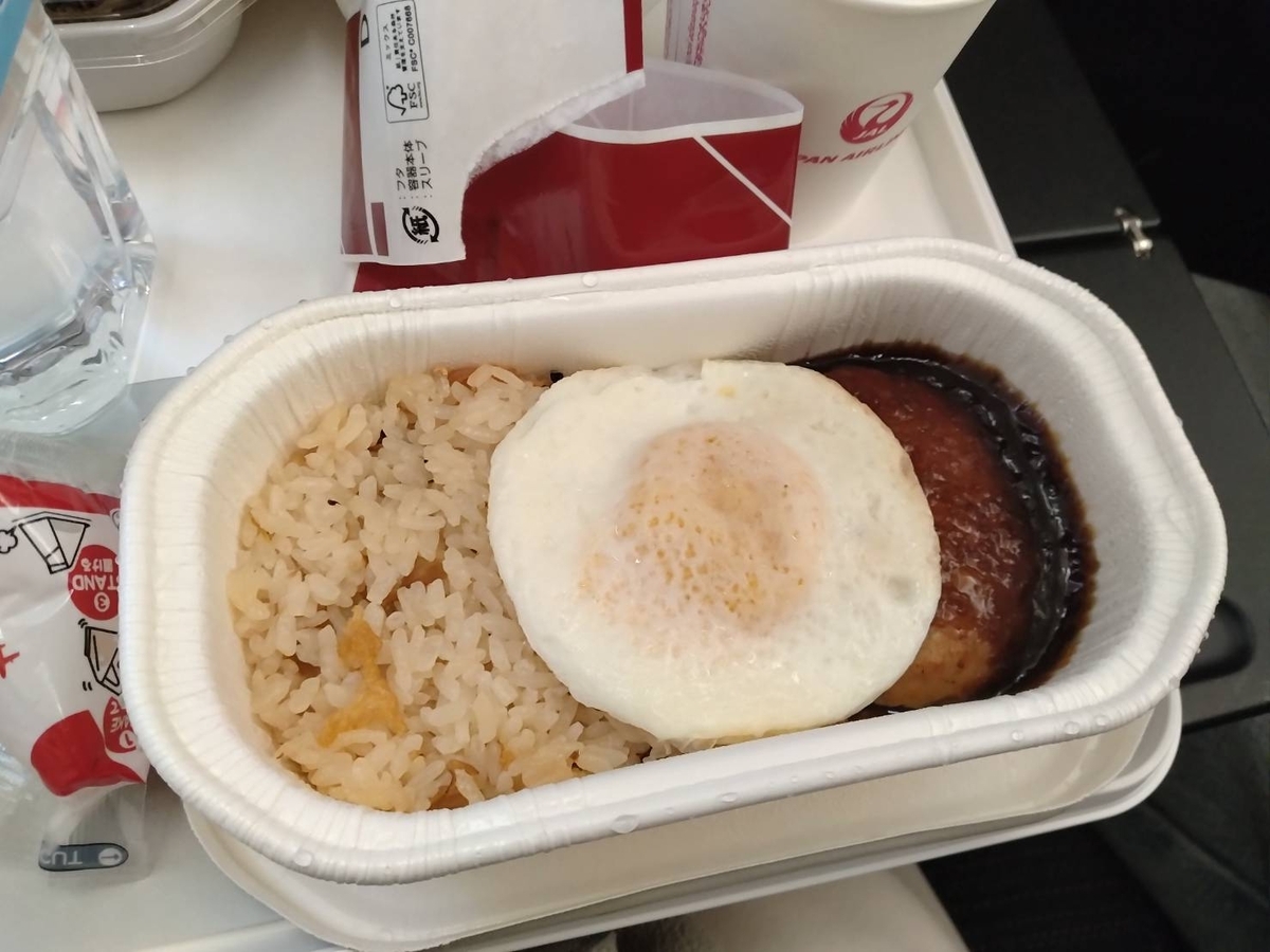 JAL国際線機内食サービス