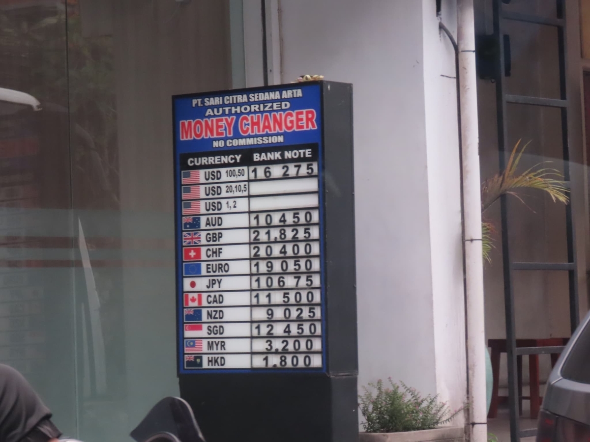 ウブド 両替所 バリ島