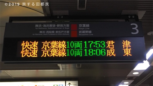 乗車記 1日1本の東金線直通 京葉線快速成東行 東京 成東 鉄路を駆ける日々