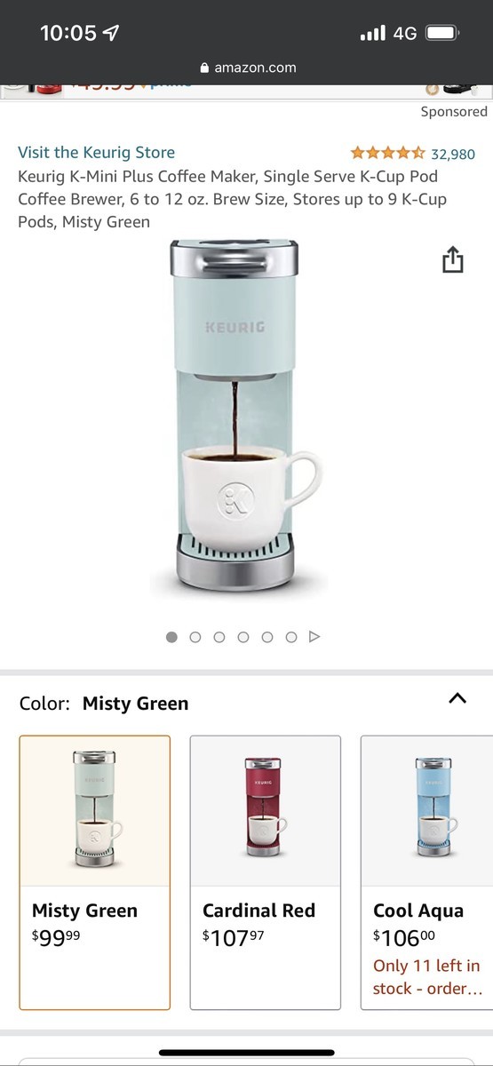 キューリグK-miniが使いたい - 君が宇宙