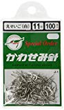 KAWASEMI(かわせみ針) J-1 100本丸セイゴ (白) 11号 KAWASEMI(かわせみ針) J-1 100本丸セイゴ (白) 11号